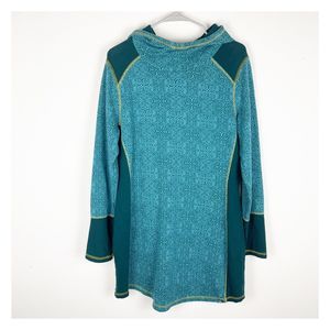 Prana Teal Long Sleeve Dress